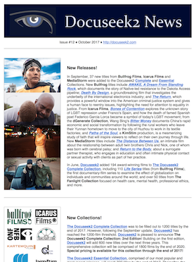 Docuseek2 2.0 Newsletter #12