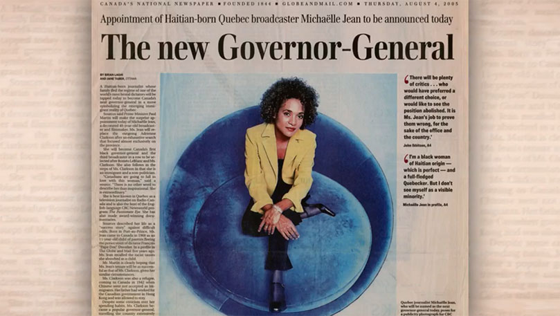 Michaëlle Jean: a Woman of Purpose
